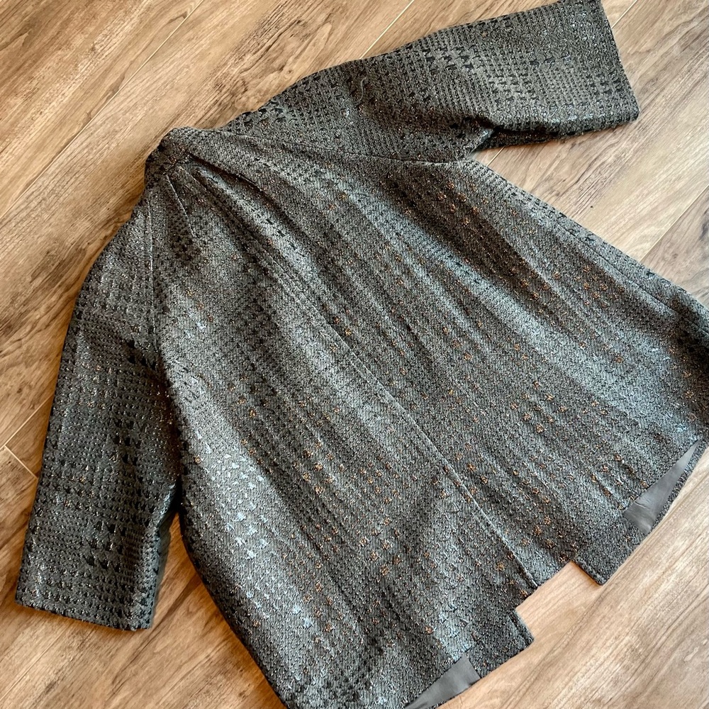Peter Nygard Elegant Gray 2 piece suit Women's Skirt excellent condition 14 - Picture 10 of 16